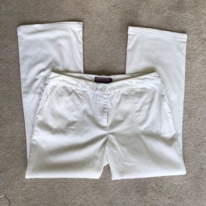 Vineyard Vines White Flare Pants
